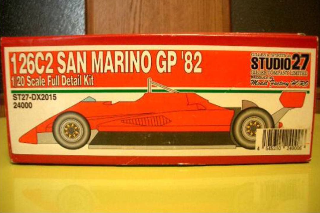 1/20 スタジオ27 フェラーリ126C2 サンマリノGP メタル製キット