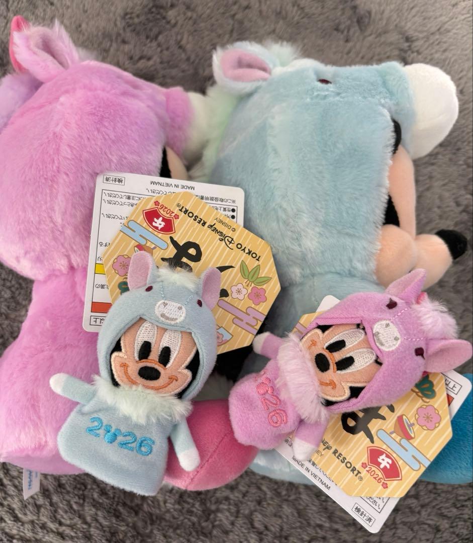 ディズニー2026 干支　午年 ミッキーミニーのぬいぐるみ2点セットです ♡