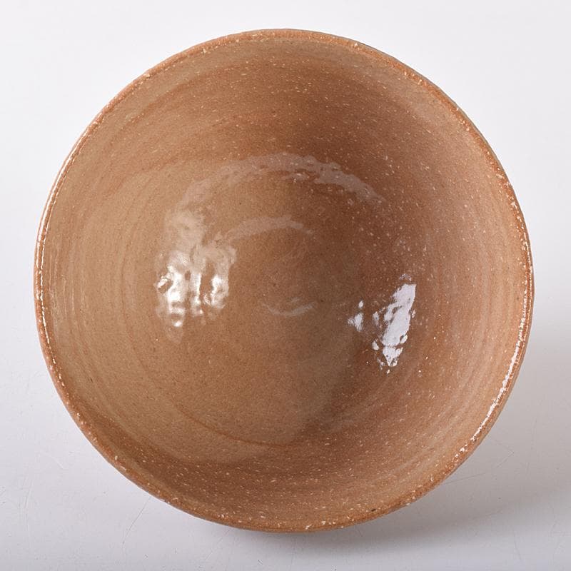 萩焼　十代　三輪休和（休雪）造　茶碗　鵬雲斎自筆極め箱二重箱　M　R8259