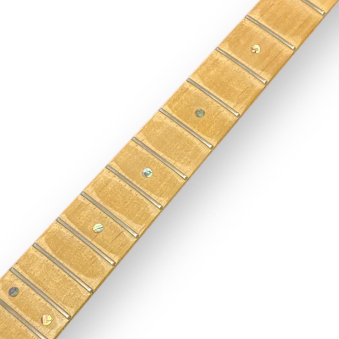 ストラトキャスター ネック 黒蝶貝インレイ fenderタイプ