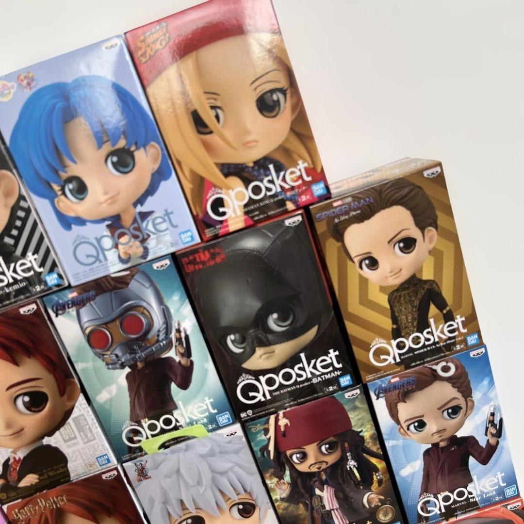 Qposket スパイダーマンほかフィギュア 18体セット