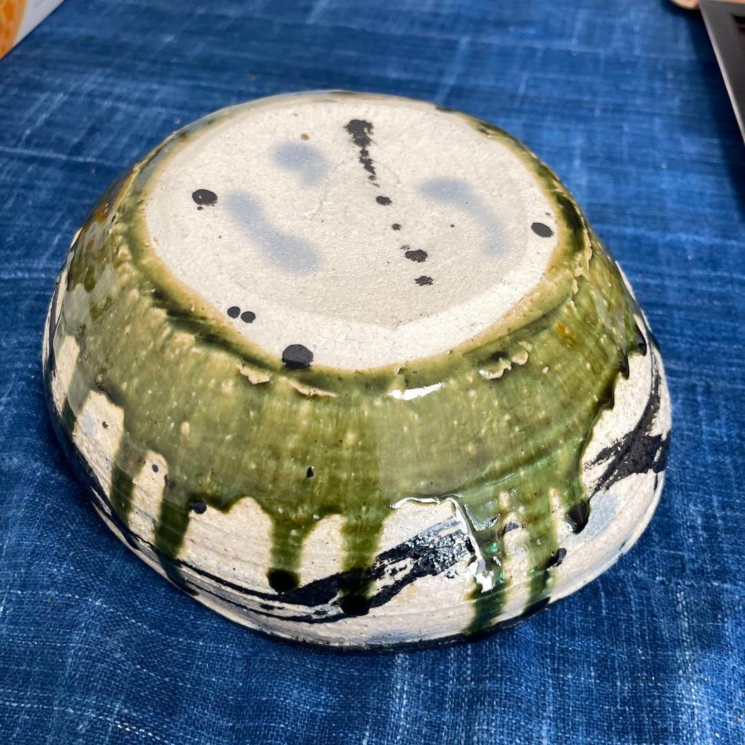 作家もの　橋口暢広作　織部大鉢