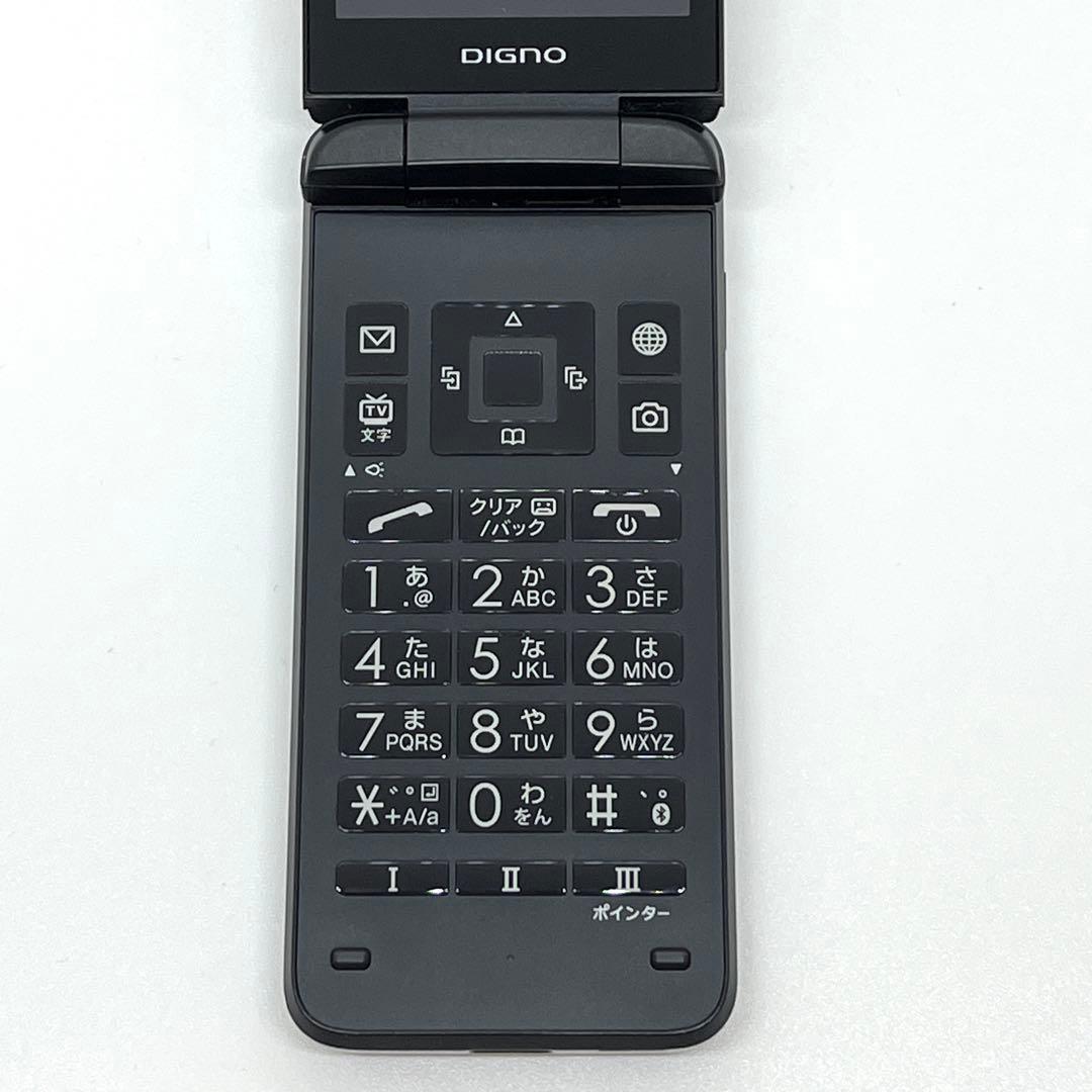 【美品】DIGNOケータイ3 902KC ソフトバンク SIMフリー ブラック❽