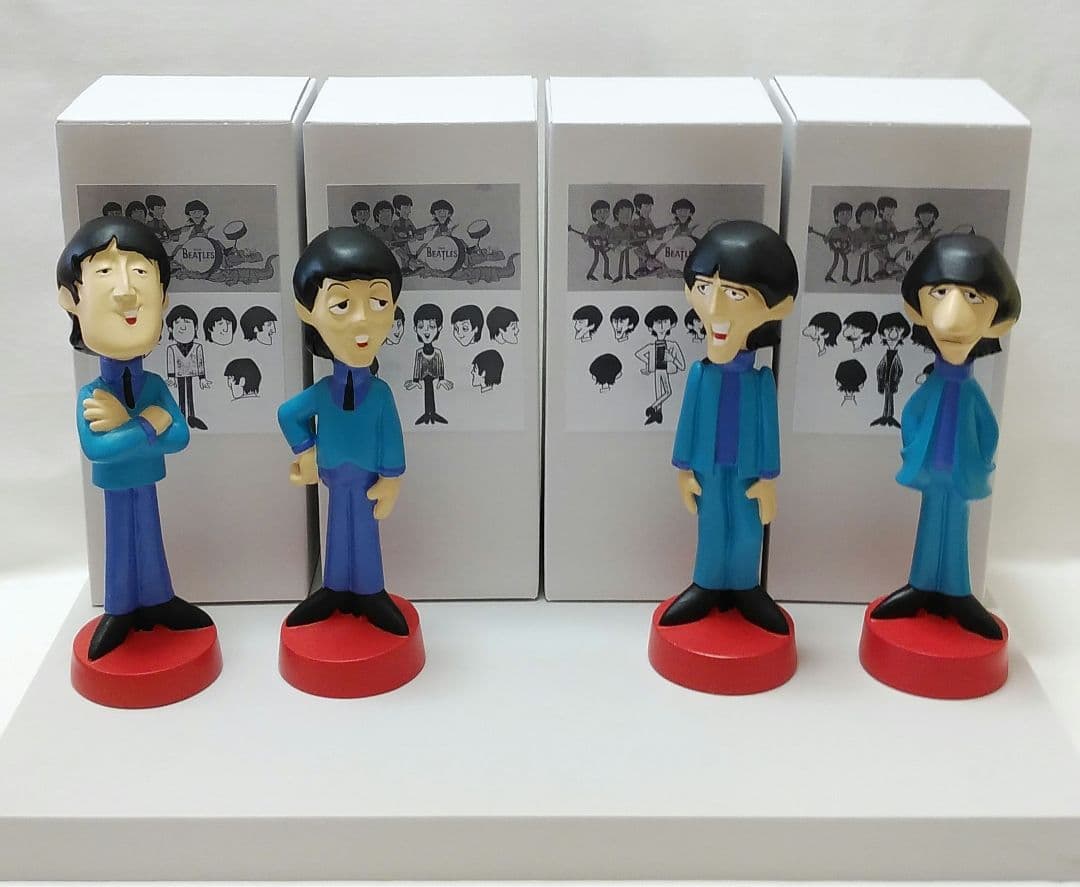 ビートルズ カートゥーンアニメ人形♣1985年初代BEATLES CARTOON