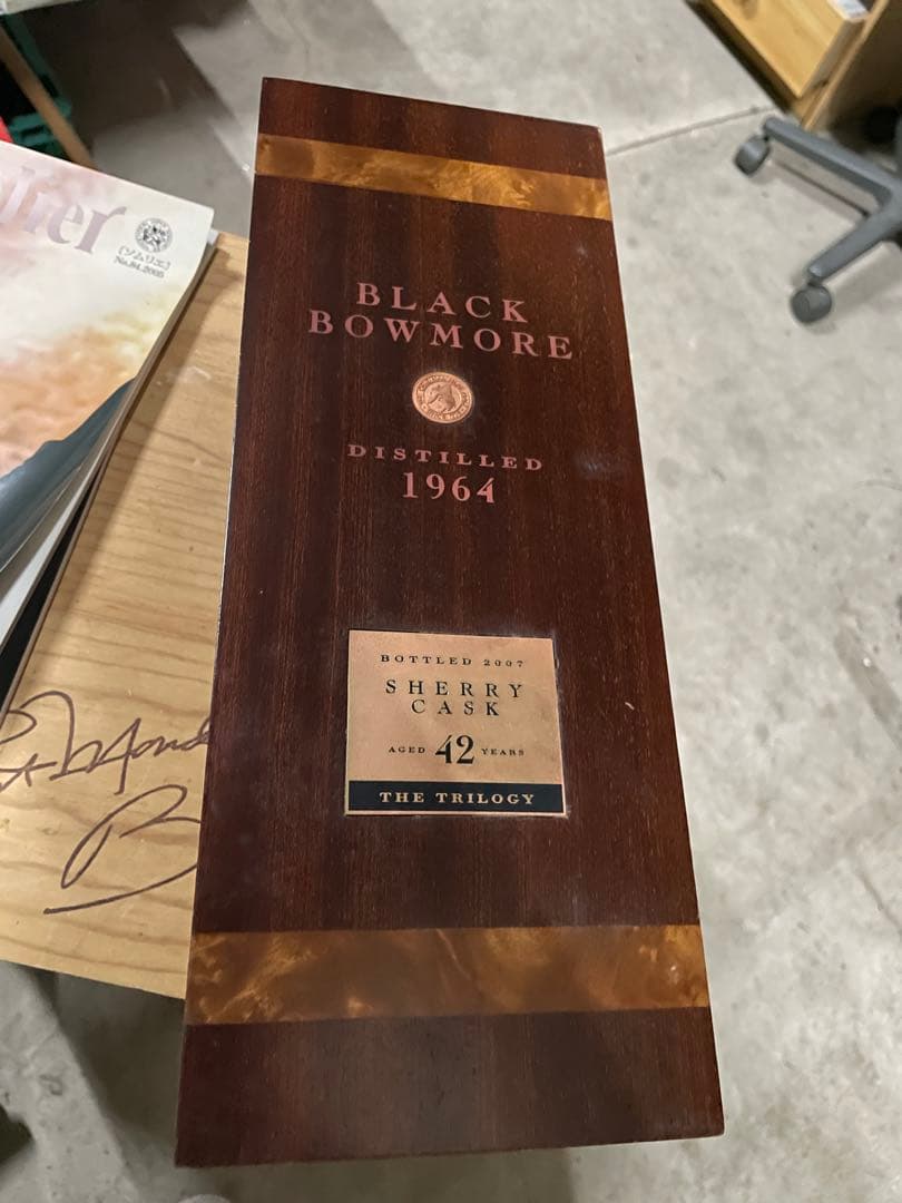 【木箱のみ】Bowmore Black 1964 42年 THE TRILOGY