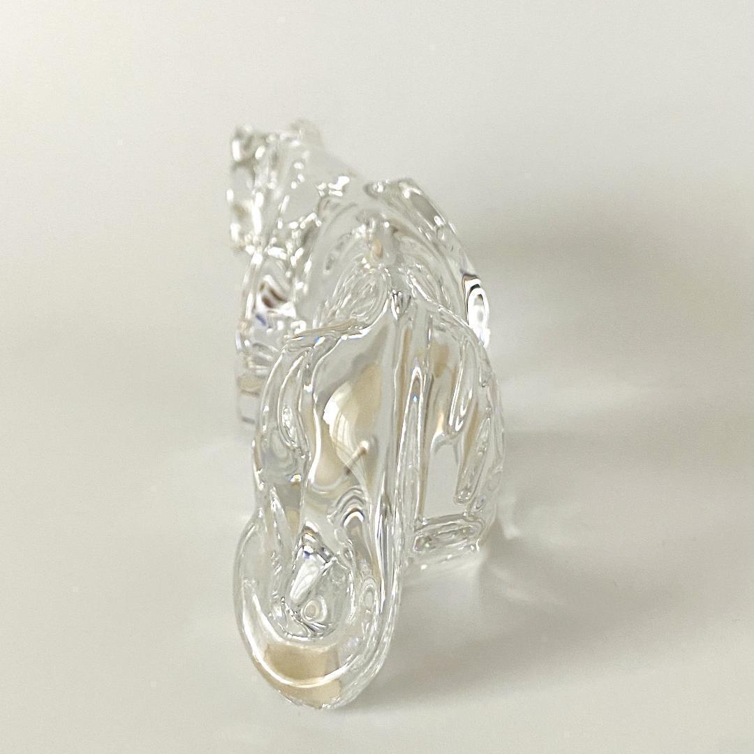 【バカラ】baccarat 動物 トラ 虎 寅 置物 インテリア★美品★