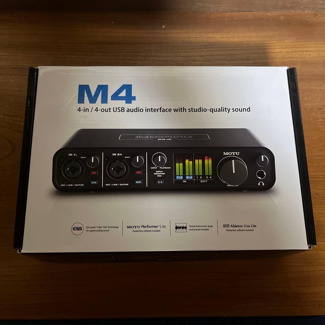 【箱あり/送料込】MOTU M4 オーディオインターフェイス※期間中割引