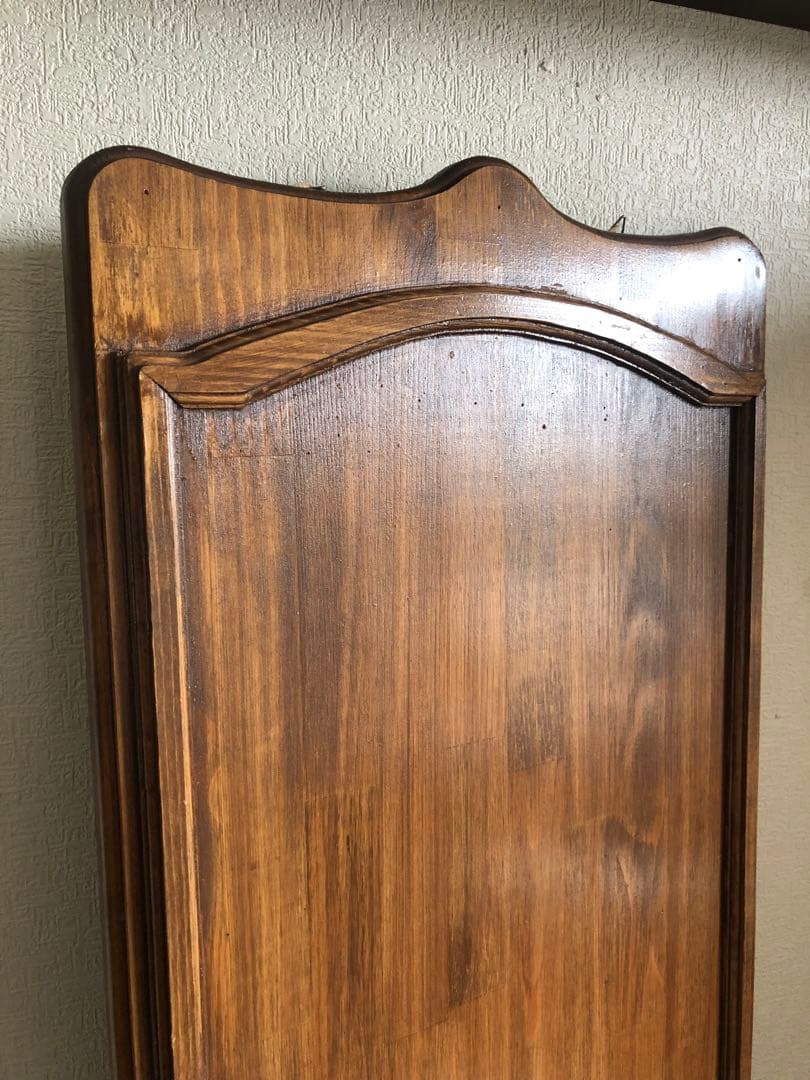 vintage チェリー材 ウッドボード パネル 看板 古道具 北欧 クラシカル