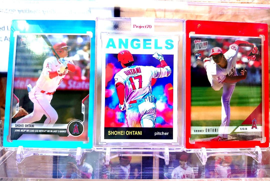 大谷翔平 topps now & topps project70 母の日&父の日
