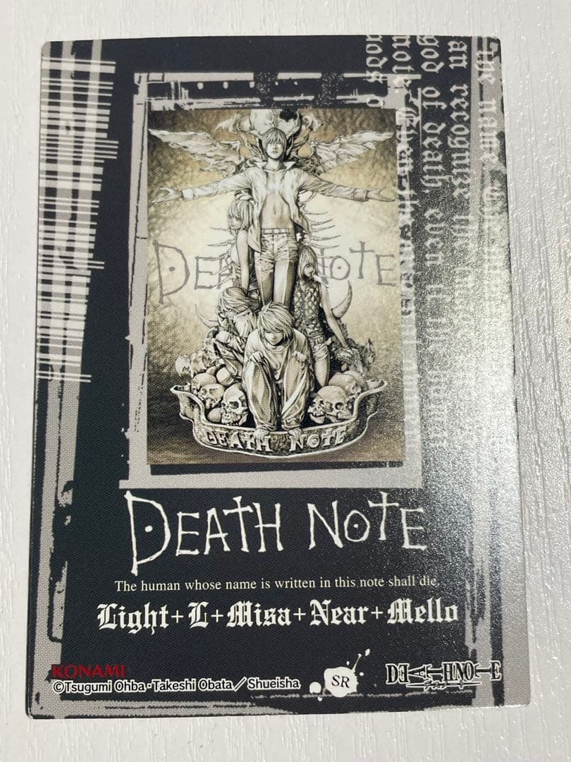 DEATH NOTE トレーディングカード KONAMI SR