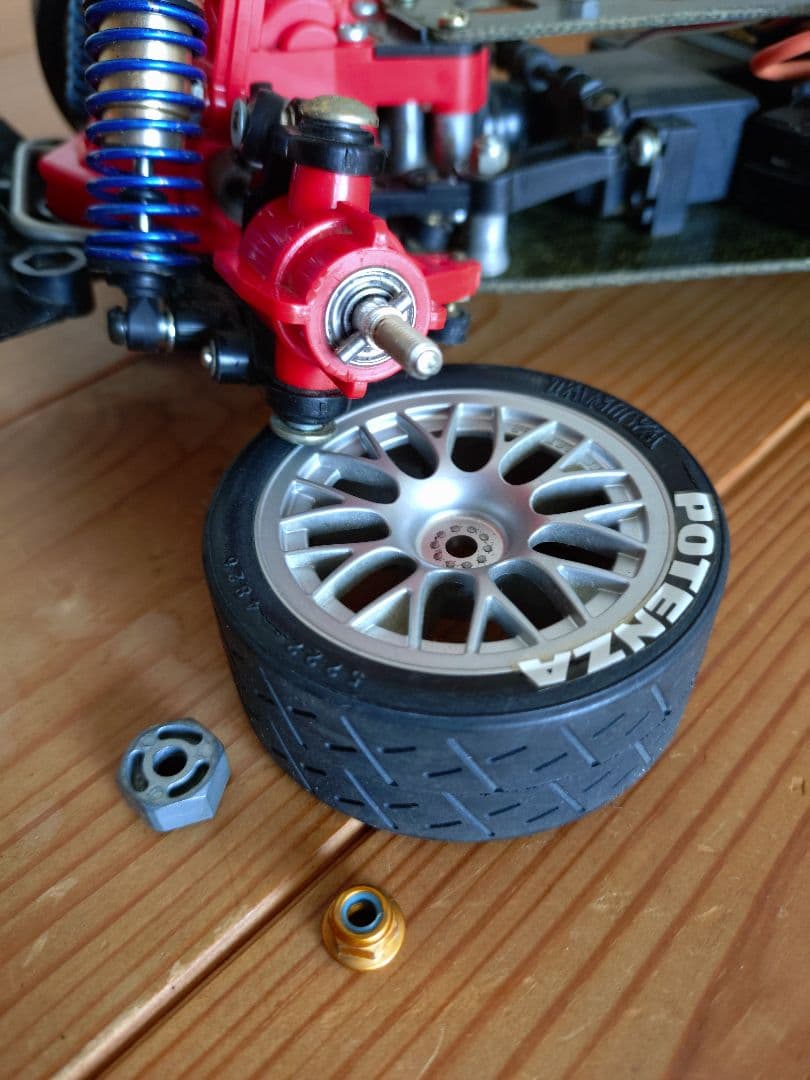 当時物　タミヤ　TA01 FRP シャーシ　メカ　オプション付　ラジコン