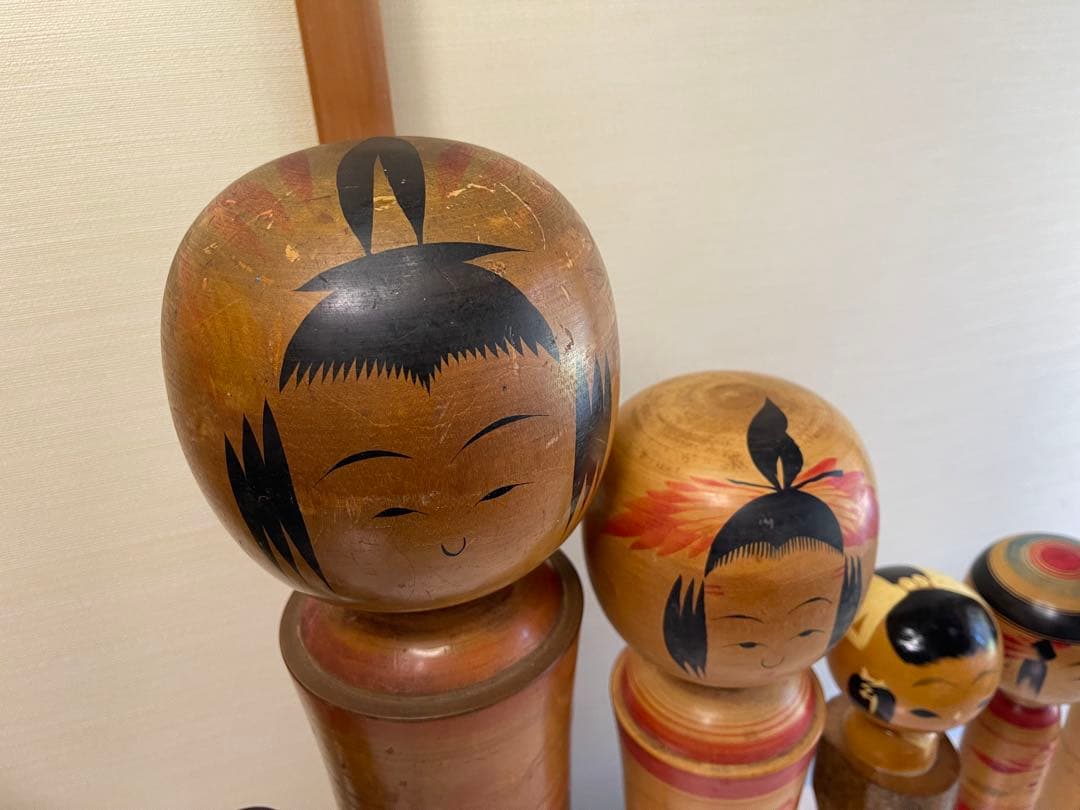 貴重！　伝統こけし　大中小　民芸品　多数　骨董　antique 京都