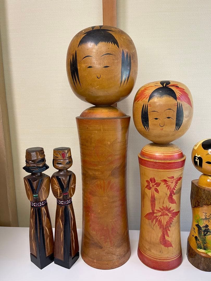 貴重！　伝統こけし　大中小　民芸品　多数　骨董　antique 京都