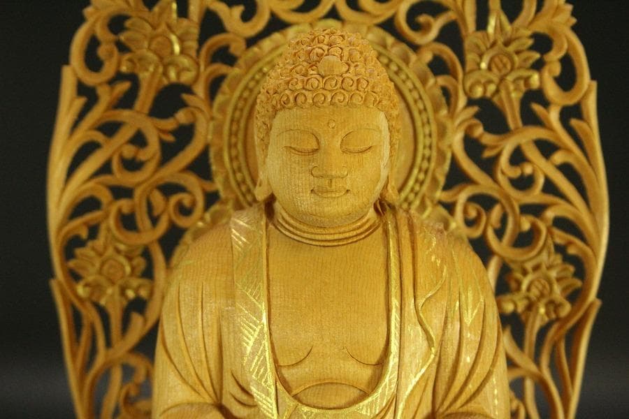 仏教美術 大日如来像 普賢菩薩 文殊菩薩 三体(ZE475)