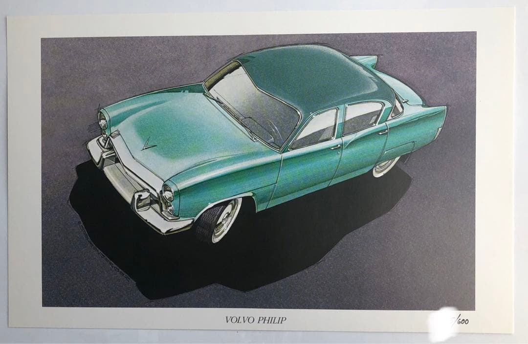 VOLVO ボルボ PHILIP シルクスクリーン 限定アート