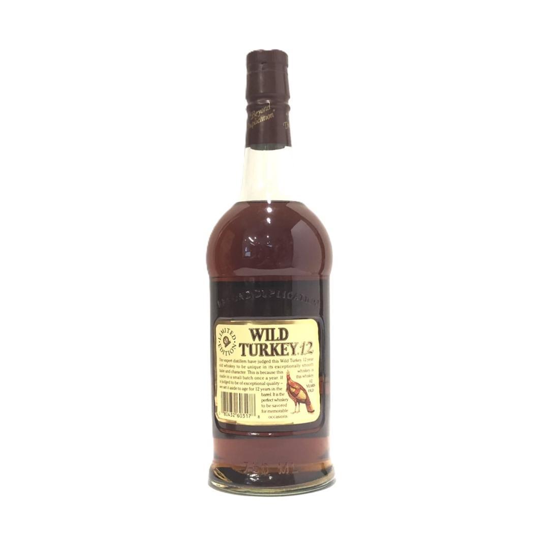 レア オールドボトル ワイルドターキー 12年 750ｍl 50.5％ 化粧箱