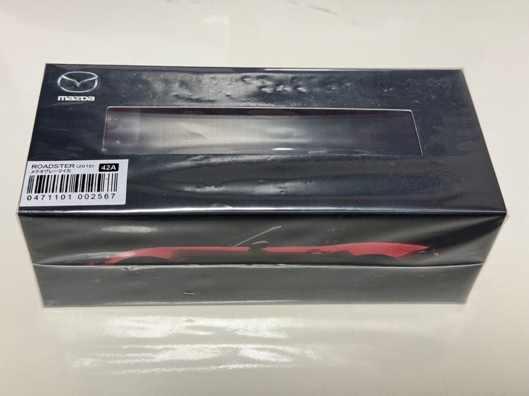 未開封　MAZDA公式モデルカー　NDロードスター（メテオグレー）