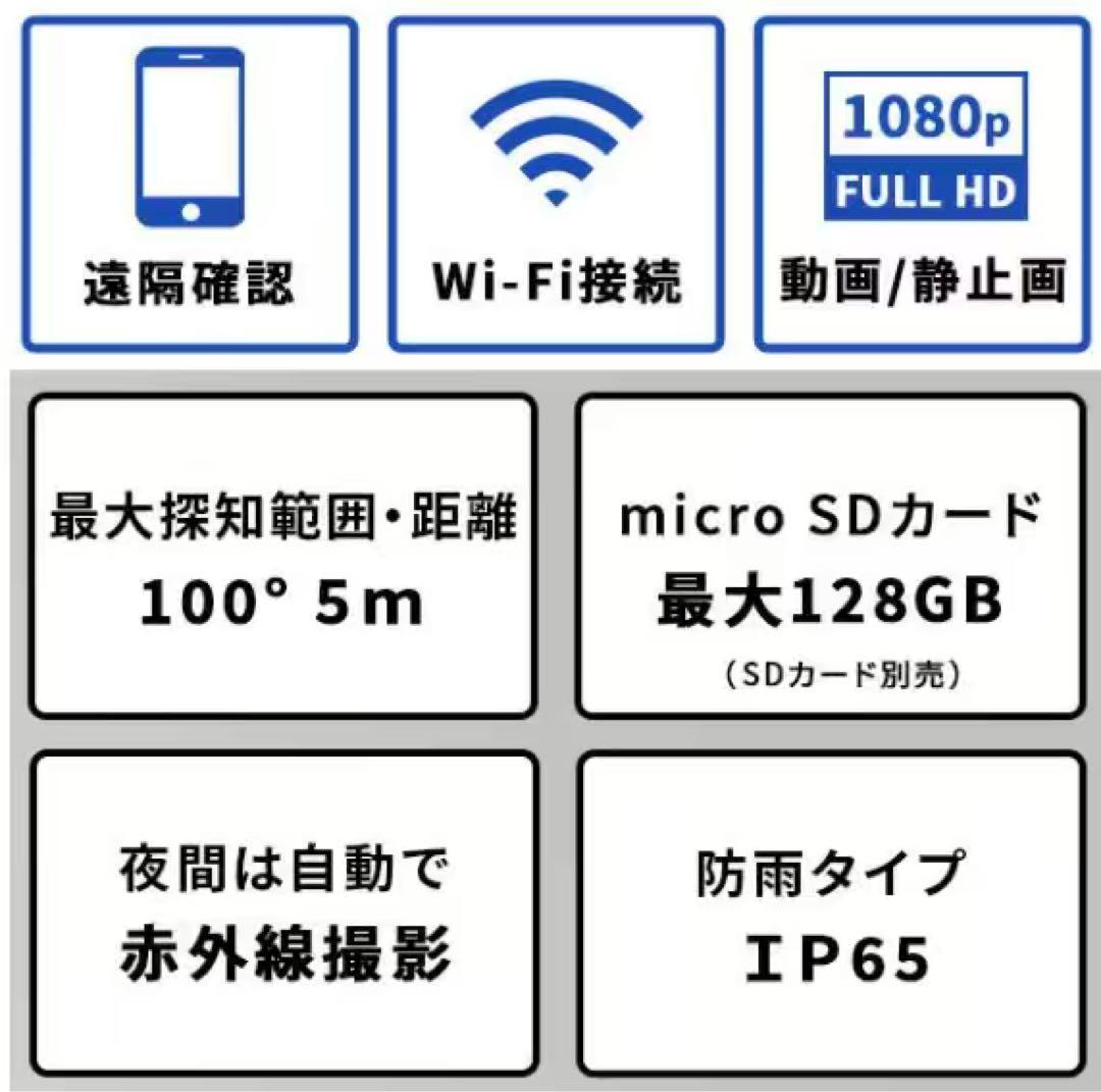 充電式センサーカメラ セット[SH-17-ML19]防犯カメラ
