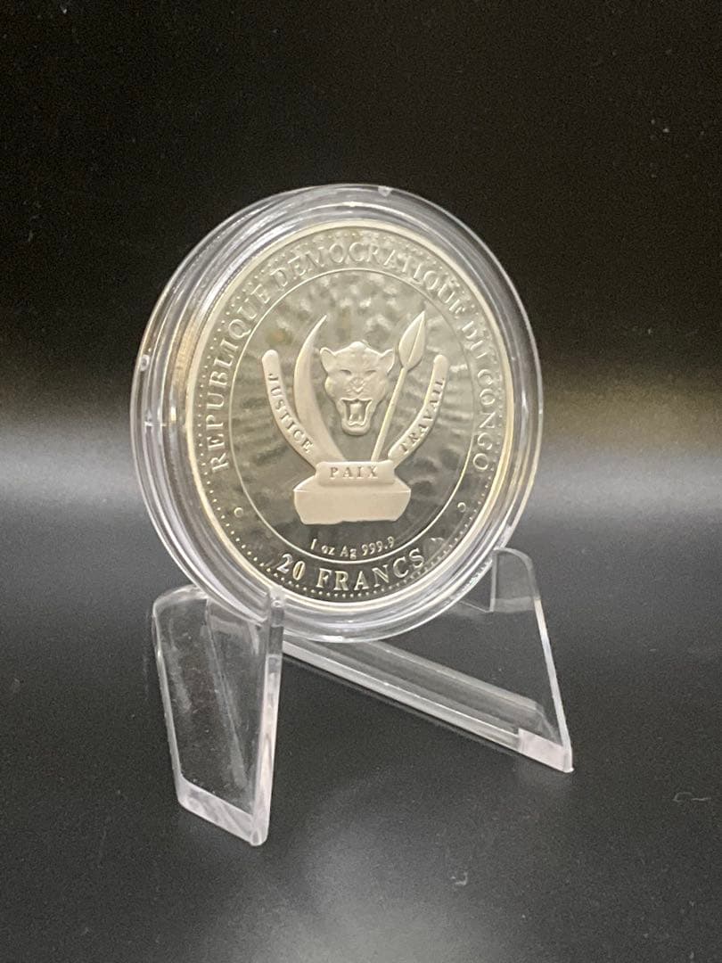 2020年プレヒストリックライフ ティラノサウルス レックス 1オンス銀貨