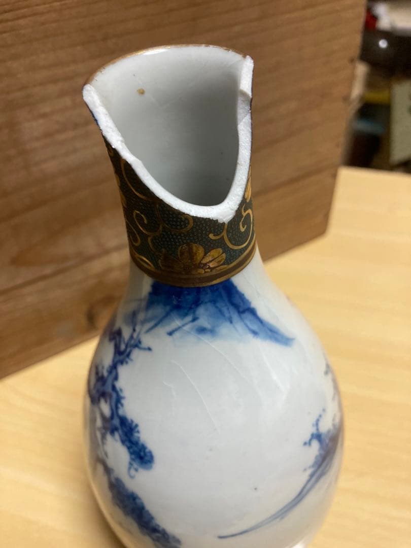 九谷焼 末川泉山 四合徳利6本 骨董 古美術
