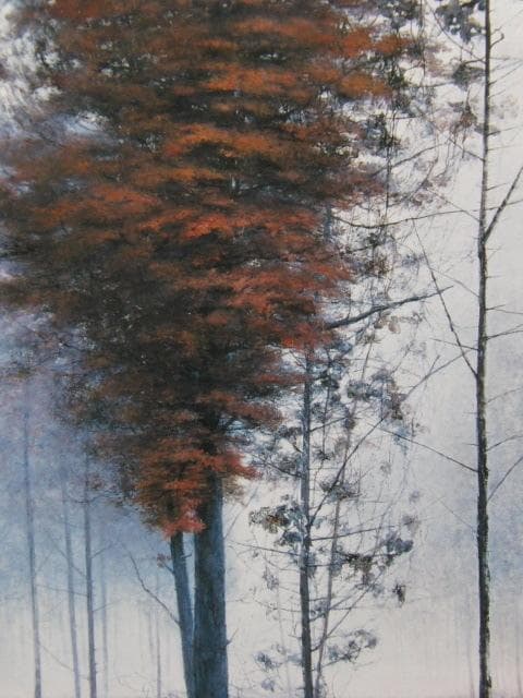 大熊栄子、【うつろう】、希少な額装用画集より、新品額装付、状態良好