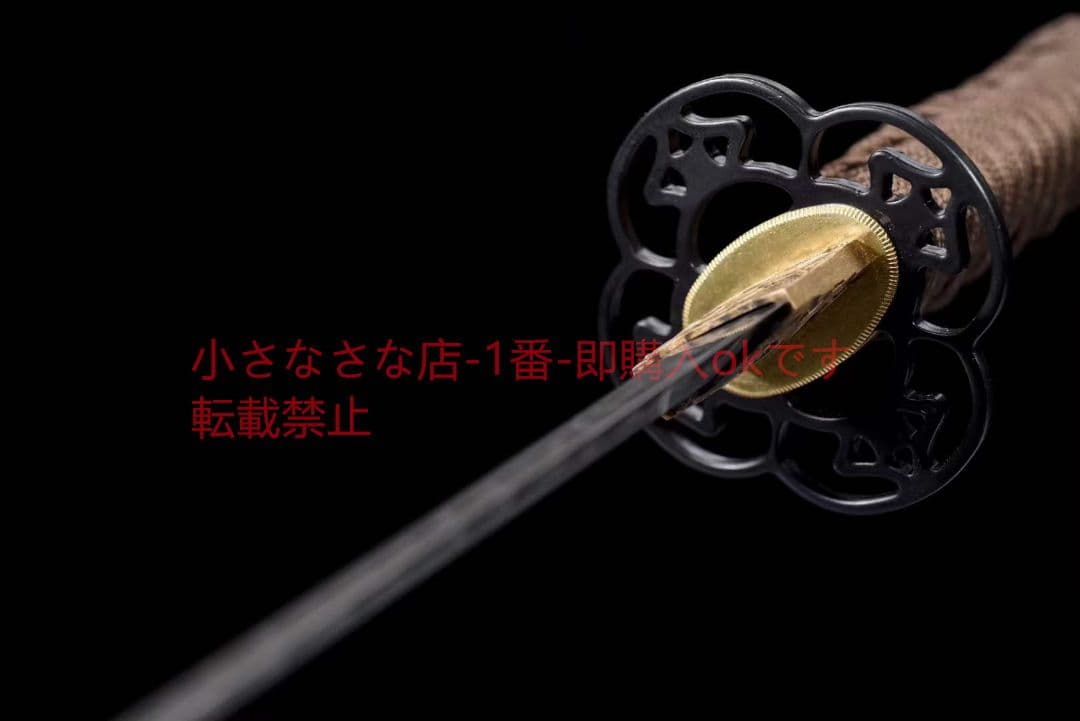 12寸T 10焼刃三色研磨『宗覚』古兵器 武具 刀装具 日本刀 模造刀居合刀