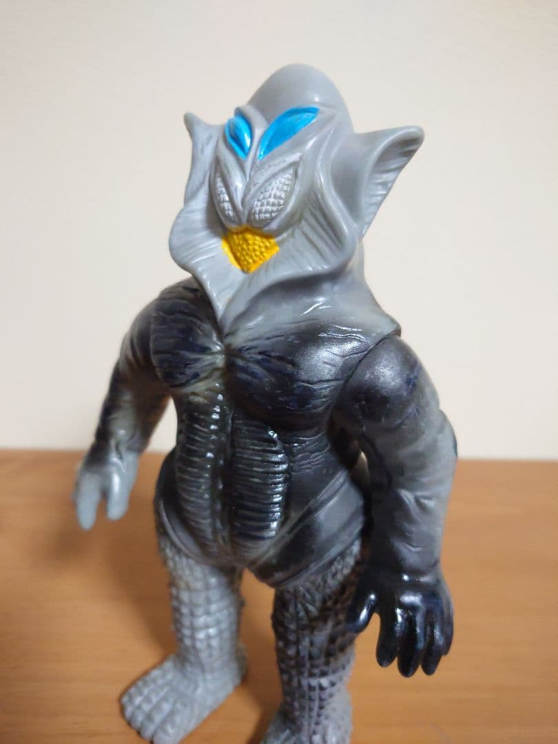 【当時もの】マルサン移行期　ソフビ　メフィラス星人　初代ウルトラマン