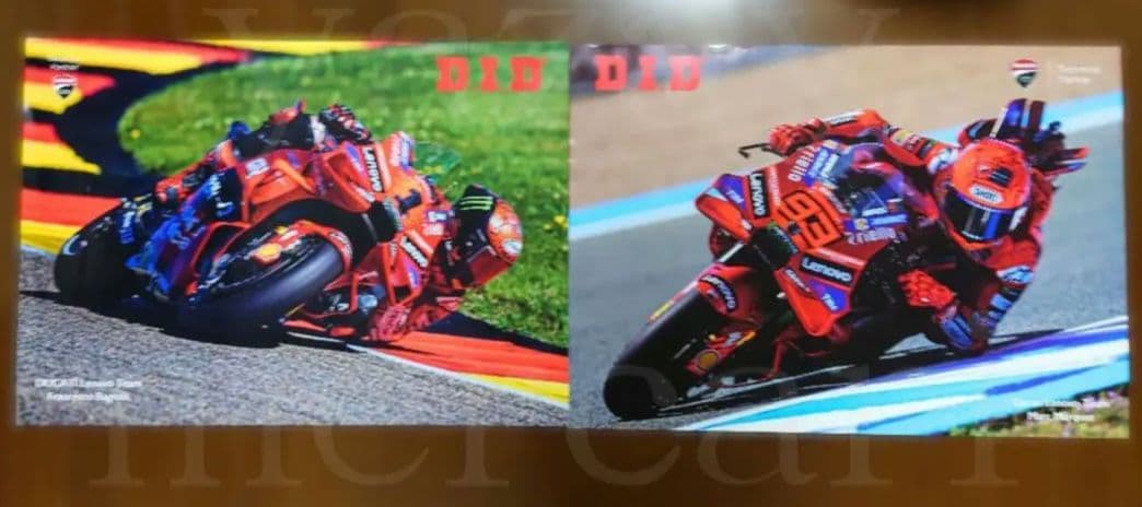 MotoGP DUCATI F.バニャイア&M.マルケス B2ポスター2枚セット