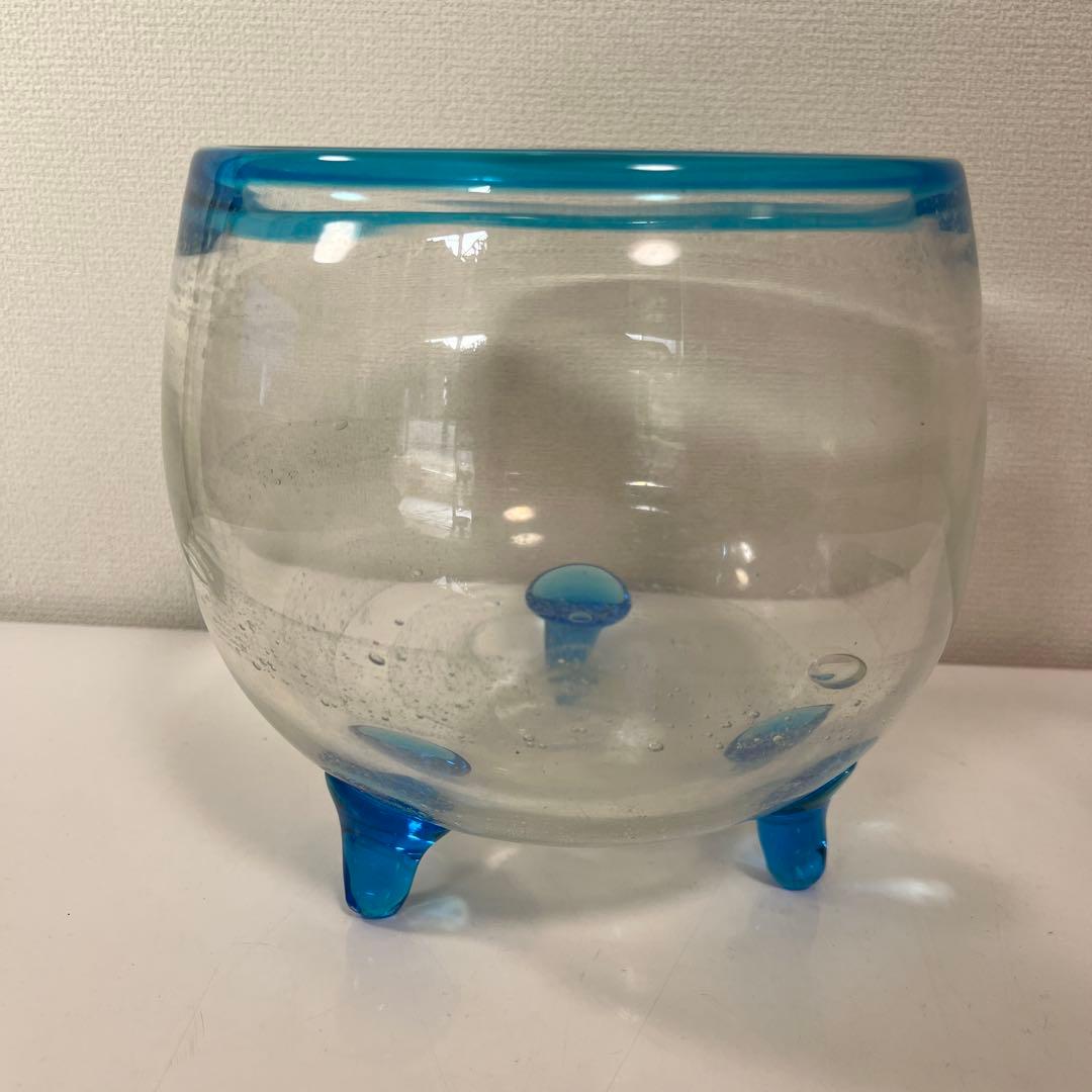 津軽びいどろ 水槽 金魚鉢 めだか鉢　アクアリウム　苔