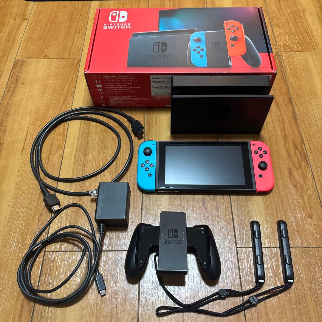 【付属品完備】Nintendo Switch 本体 動作確認済み おまけ付き