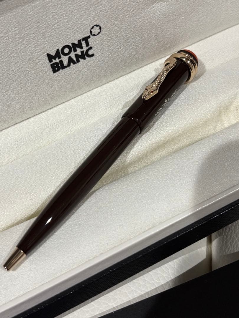 未使用】MONTBLANC モンブラン ヘリテイジコレクション ボールペン 茶