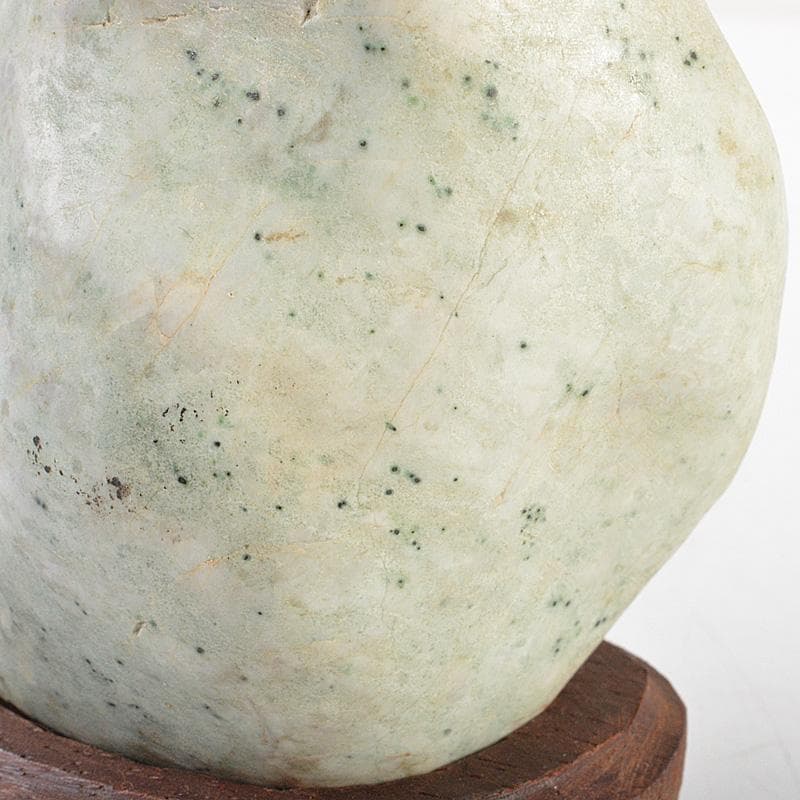 天然石　鑑賞石　翡翠石　緑石　原石　置物　重さ約745g　C　R7024