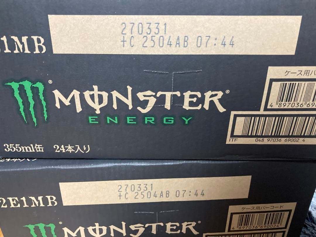 モンスターエナジー355ml缶 24本入り2ケース