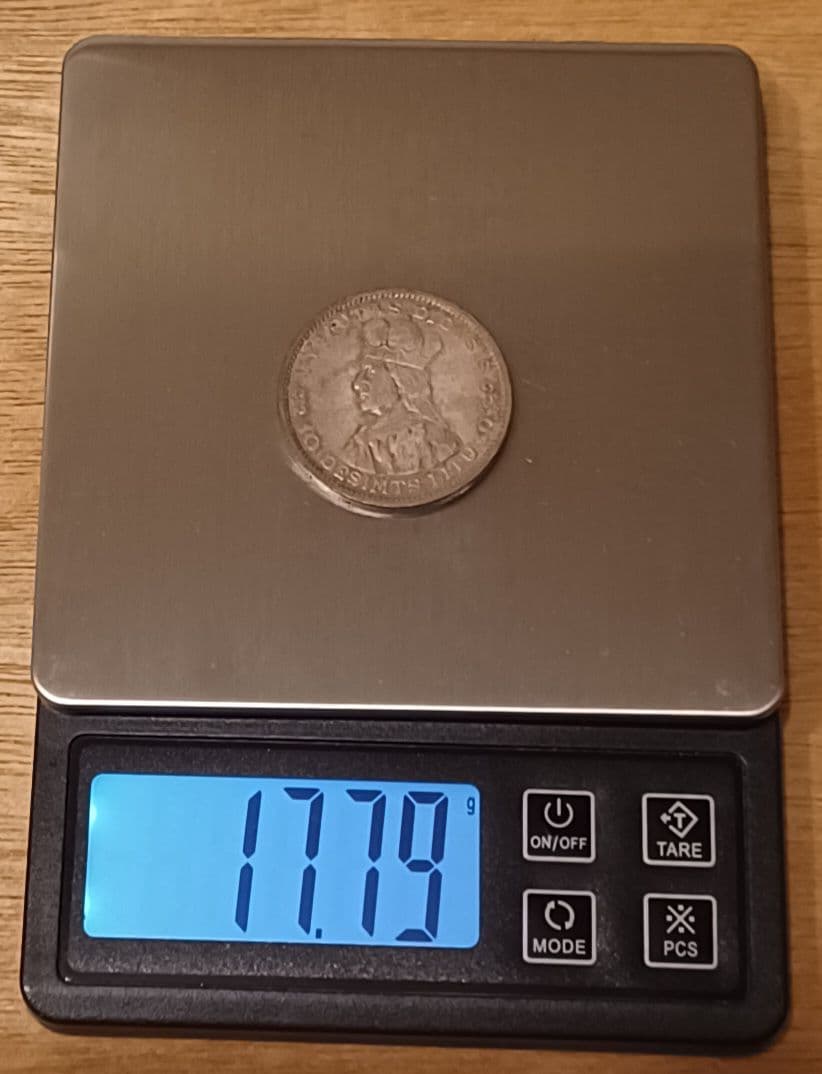 90年前の銀貨 博物館の名前にもなった英雄ヴィータウタス大公の銀貨 リトアニア