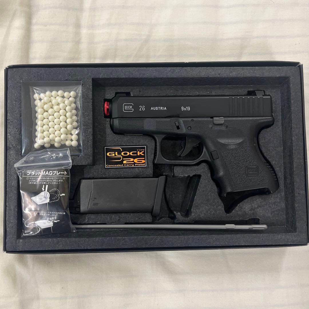 東京マルイ製　グロック26 ガスブローバックガン 値下げ可能！お気軽にどうぞ！