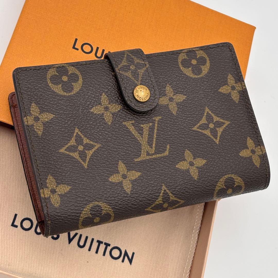 ルイヴィトン モノグラム ポルトフォイユ・ヴィエノワ がま口財布　USA製