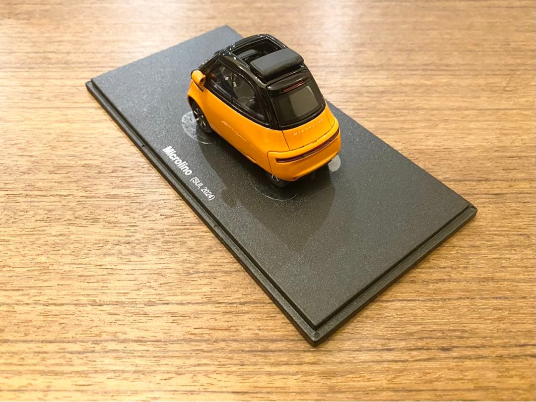 新品 1/43 カルトスケール マイクロリーノ EV オレンジ