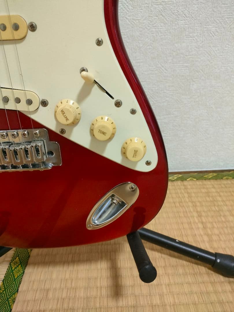 AriaPro II Fullerton エレキギター レッド アリアプロ2