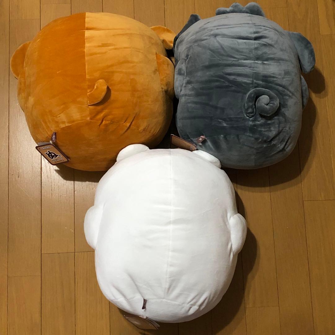 ぬ。それは、眉毛の太い犬。　ましゅもっち　ぬいぐるみ　namco ひろくま