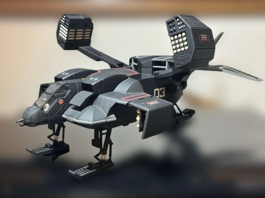 超レア❗️新世紀合金 1/72 エイリアンドロップシップ＃3 ブラックバージョン