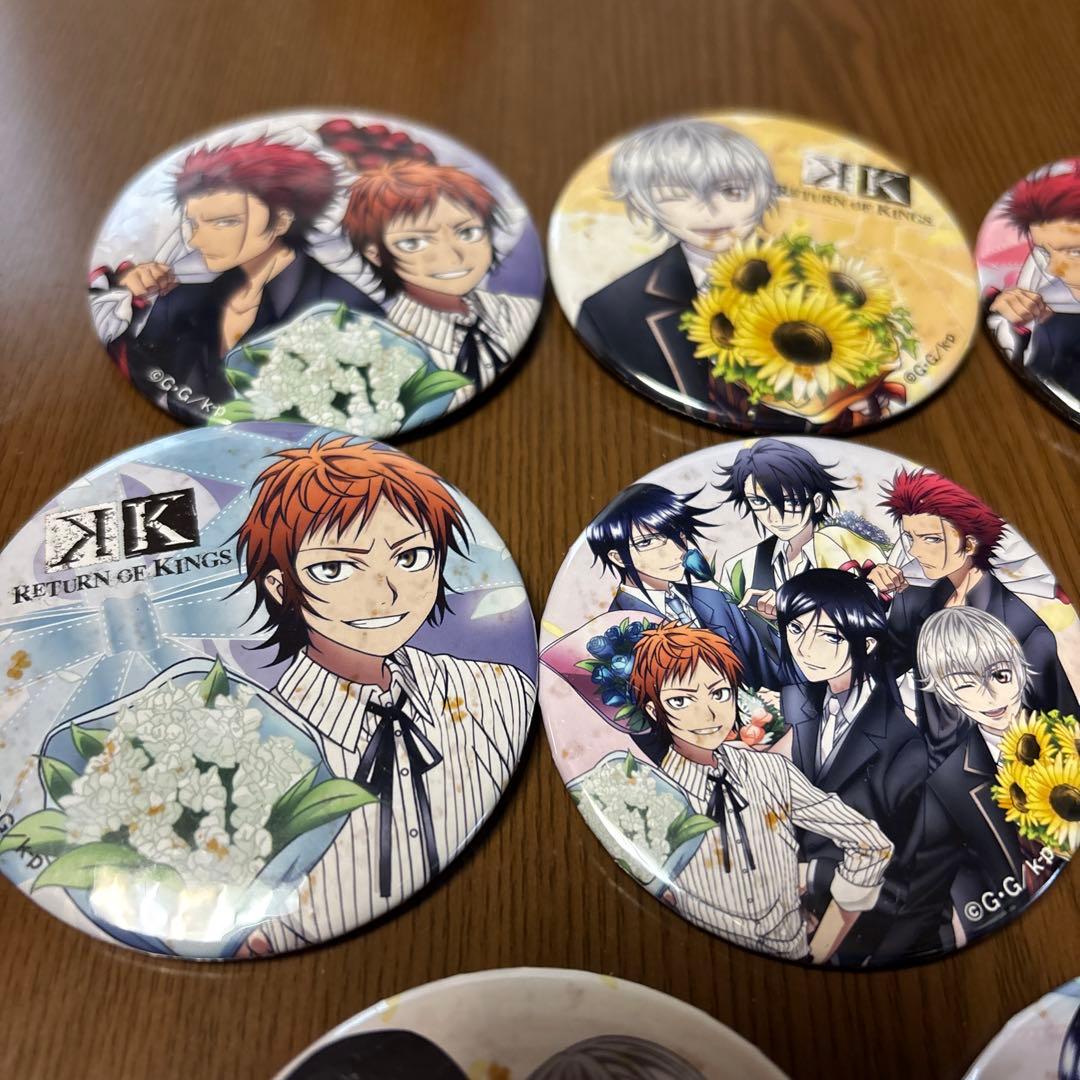 アニメK 検定　缶バッジ8種セット