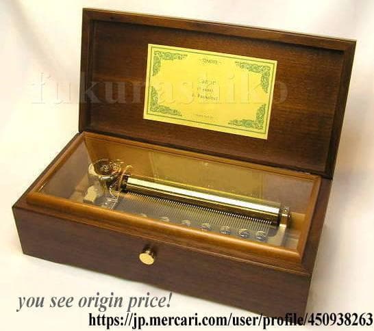 新品72弁 リスト作曲　♪ラ・カンパネラ（３パーツ）オルフェウス720オルゴール
