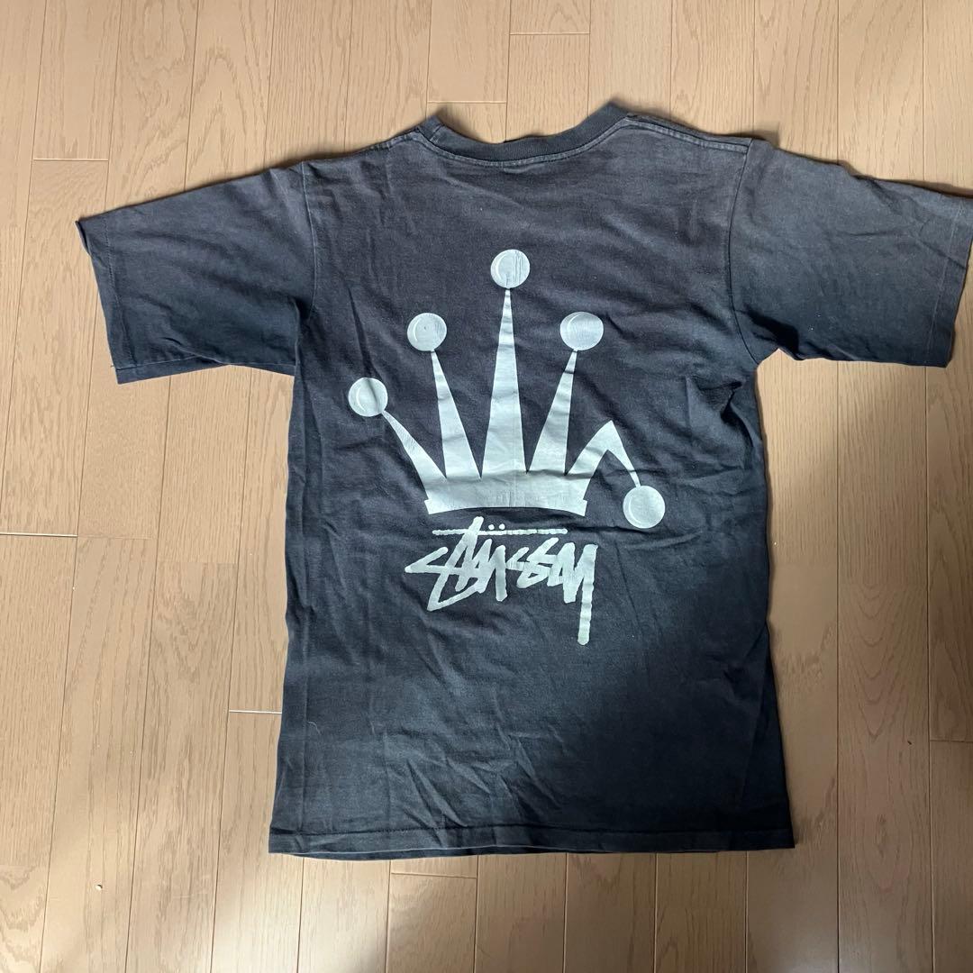 希少 Stussy 80s usa製 クラウン ブラック フェード 短丈 90s