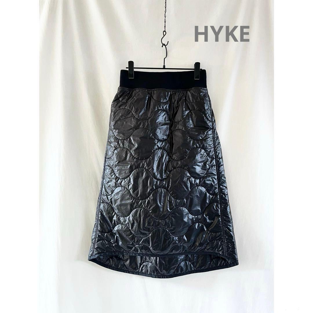【美品】HYKEハイク キルティングスカート ミリタリー