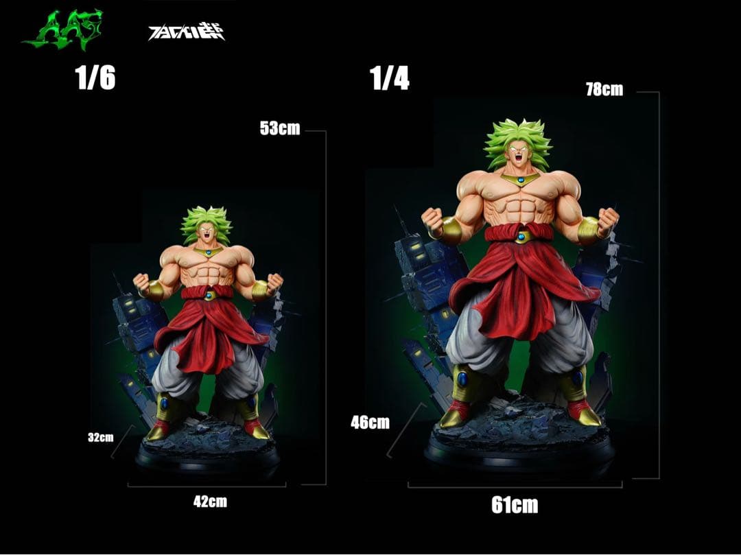 ☆超ブロリー 1/4 (1/6)フィギュア ガレージキット ドラゴンボール