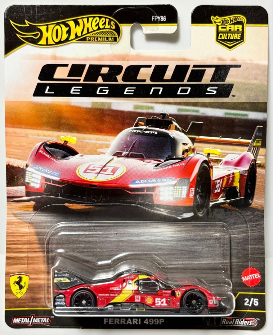 ホットウィール (4点) フェラーリ 499P×2、ラ・フェラーリ×2