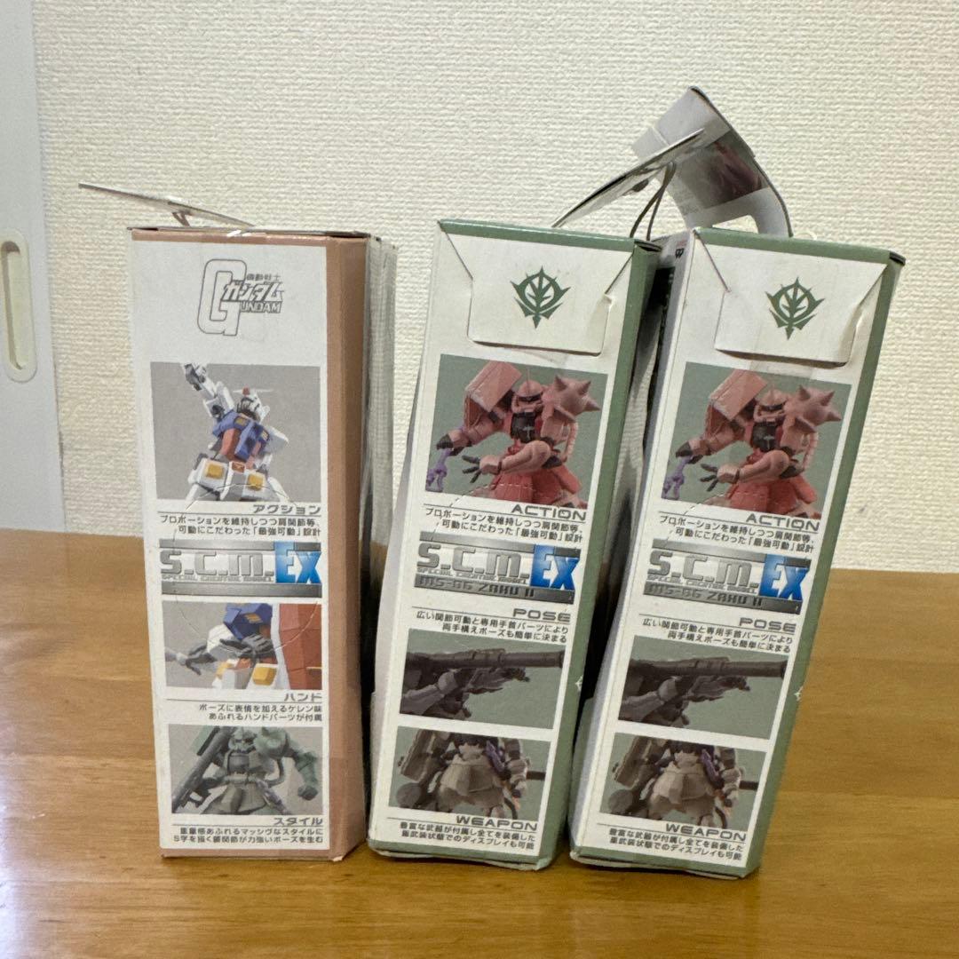 ガンダムスペシャルクリエイティブモデル ザクリアリティコレクション3体