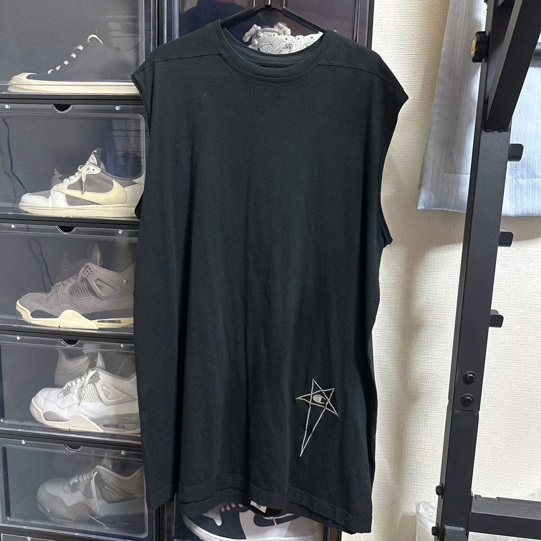 Rick Owens × Champion ノースリーブシャツ　ブラック　S