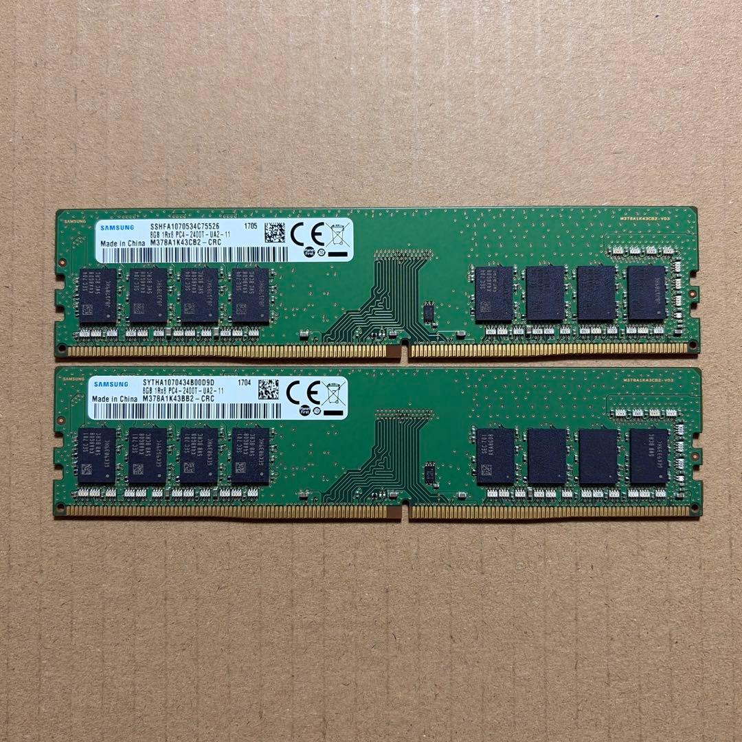 デスクトップ PC メモリ8GBx2(16GB) DDR4 2400