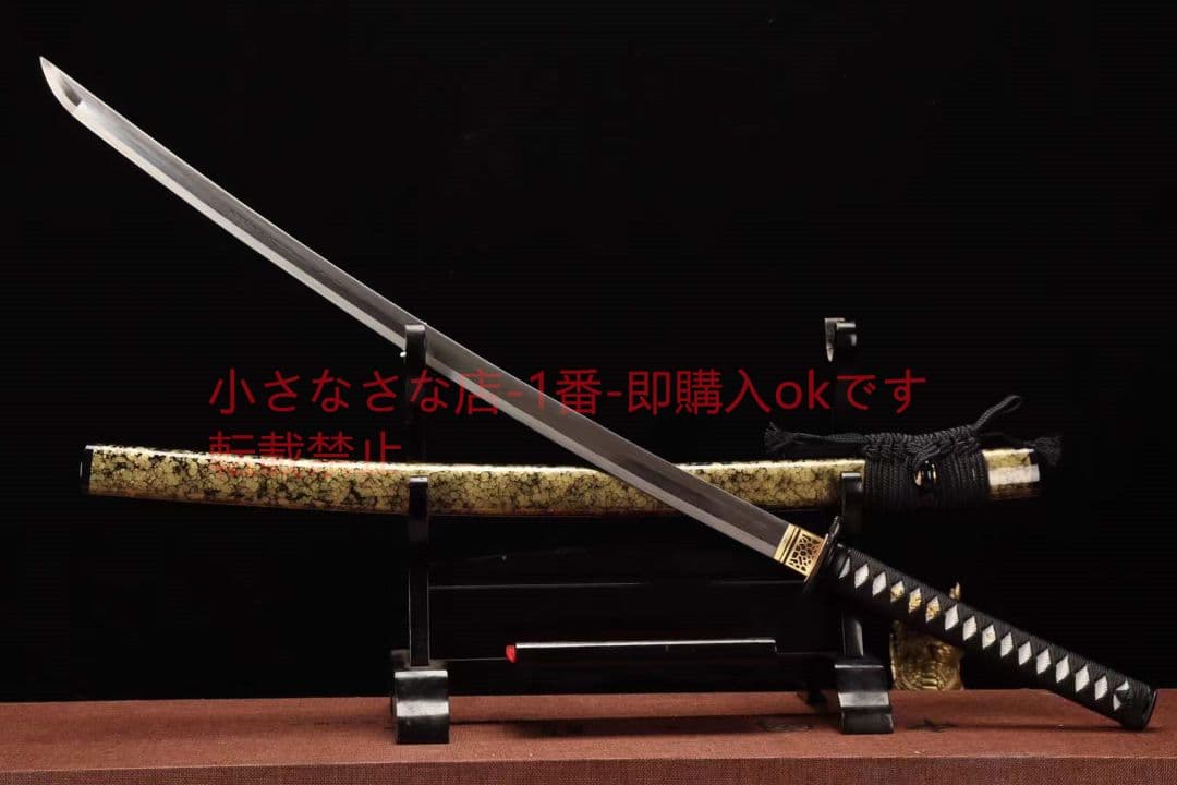 26寸百製鋼高性能研磨武士刀一九幽閻羅   武具 刀装具 日本刀 模造刀 居合刀